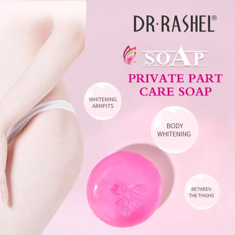 صابون سفیدکننده واژن دکتر راشل اورجینال 100گرم DR.RASHEL Whitening Soap For Sensitive Areas — تصویر ۵
