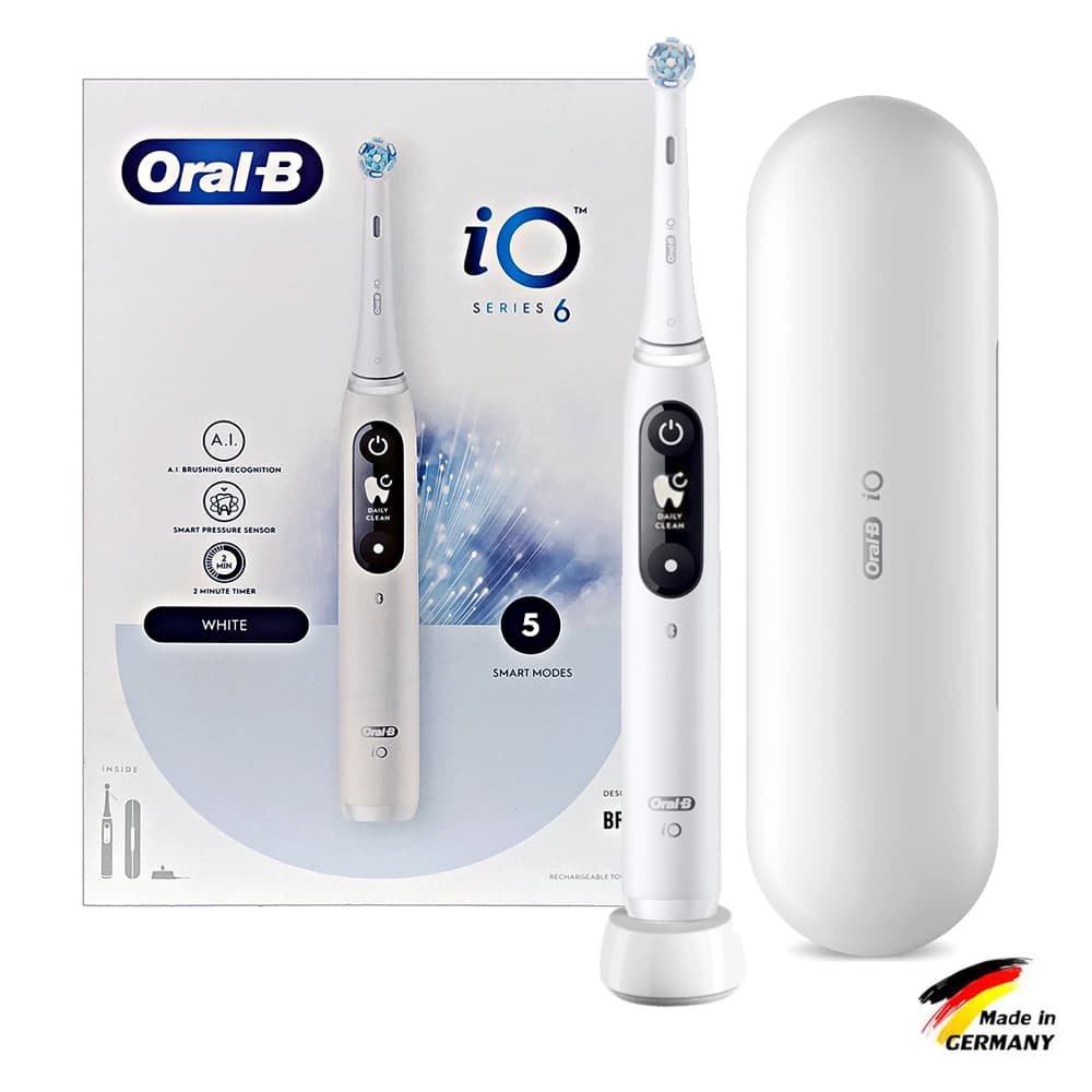 مسواک برقی اورال بی سری 6 مدل (WHITE) IO6 — تصویر ۱۰