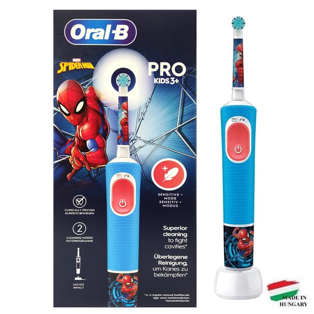 مسواک برقی کودک اورال بی اسپایدرمن مدل +PRO KIDS 3
