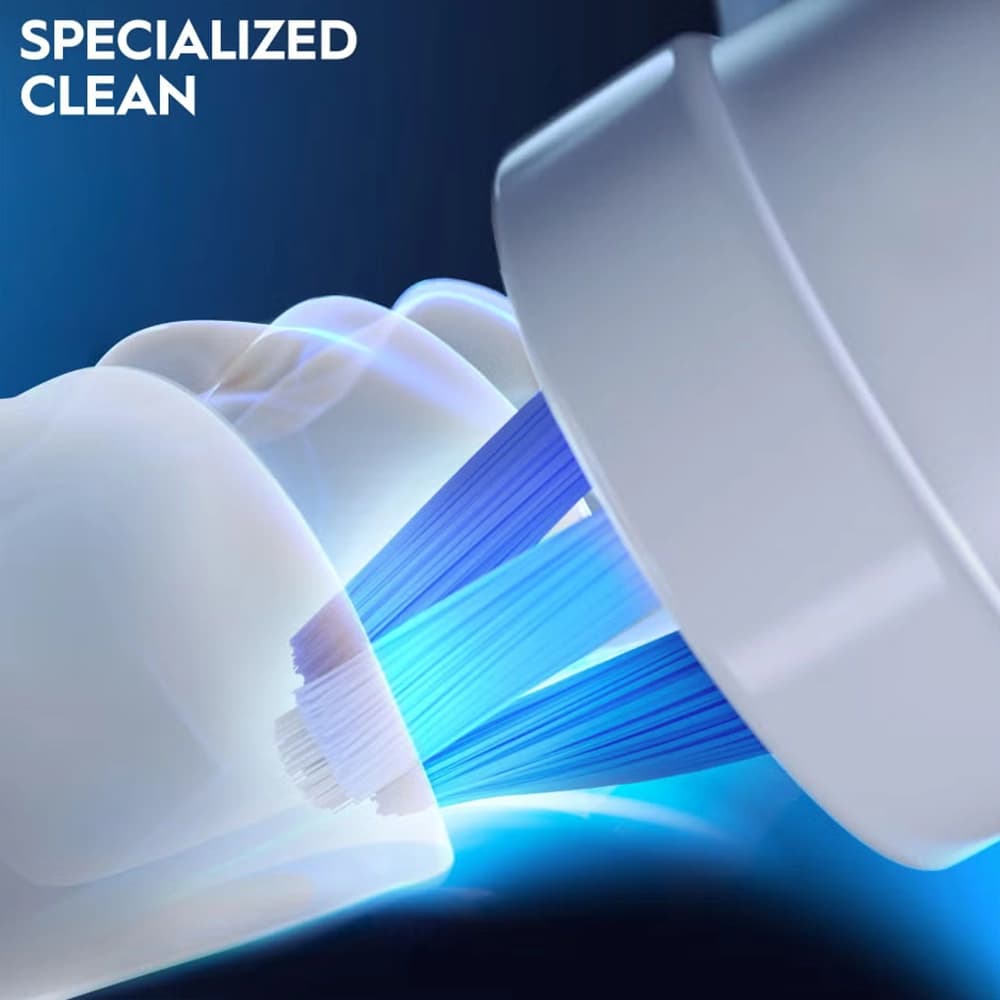 سری یدک مسواک برقی اورال بی سری IO دوتایی بین دندانی(SPECIALISED CLEAN) — تصویر ۶