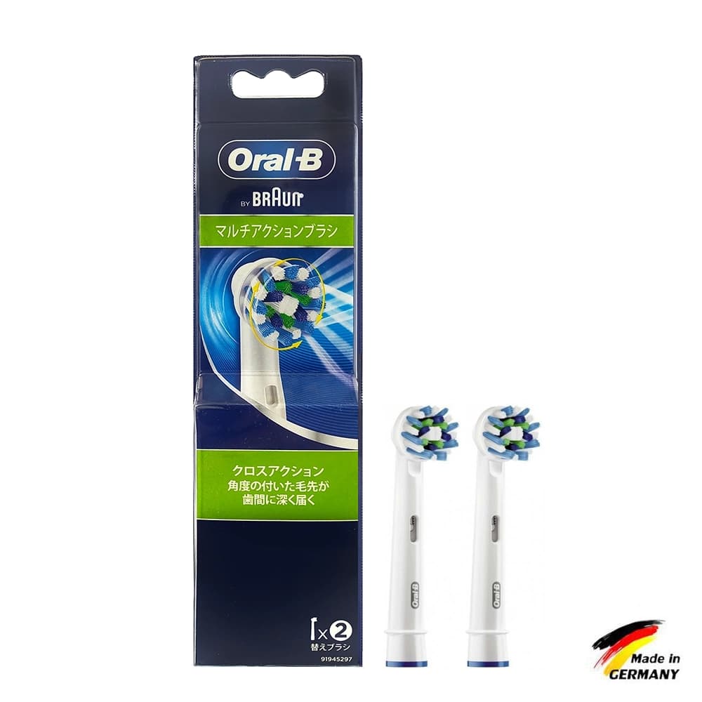 سَری مسواک برقی اورال بی مدل cross action 2 pcs — تصویر ۲