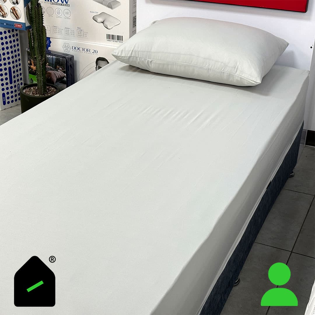 ملحفه نیم ست یک نفره رنگ فیلی (ملحفه کش دار+ 1 روبالشتی) Elay home