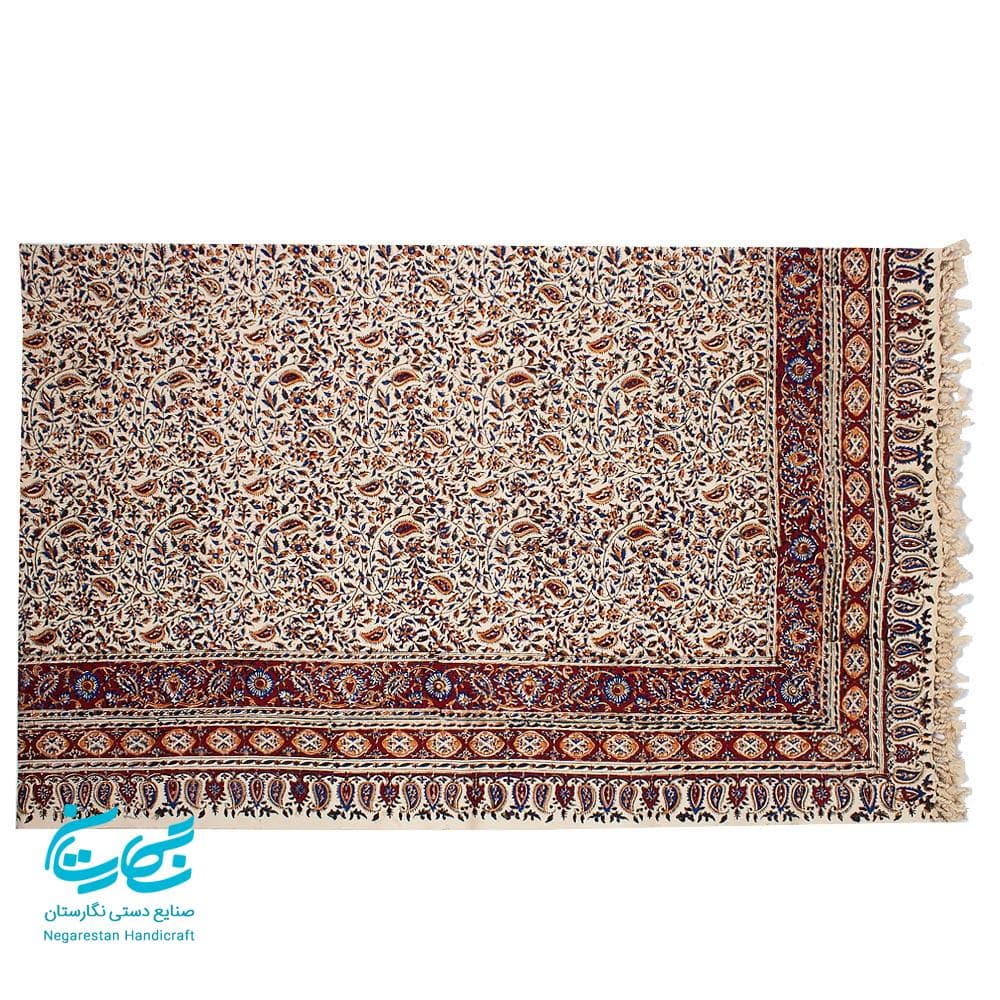 سفره قلمکار 160 در 240 طرح گل ریز