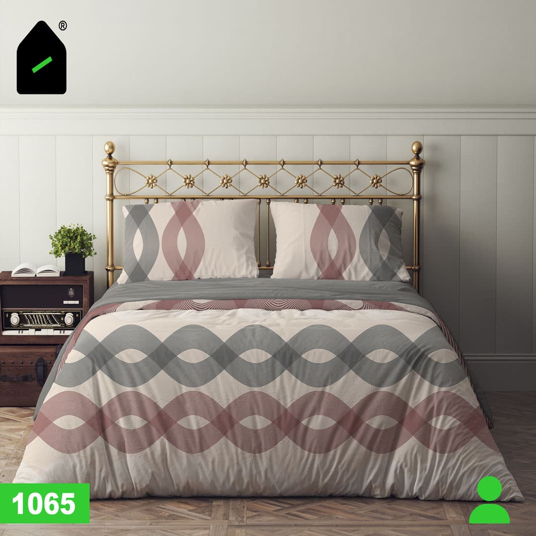 سرویس لحاف یک نفره برند ترک Elay home مدل پارلا کد 1065