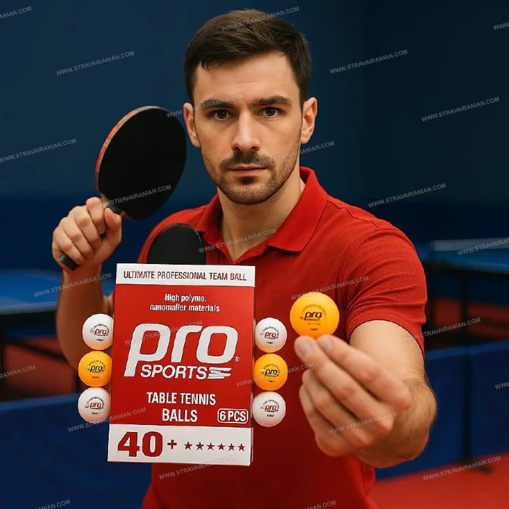 توپ پینگ پنگ پرو اسپرتز مدل 6 ستاره PRO SPORTS بسته 6 عددی با بهترین قیمت + خرید آنلاین — تصویر ۴