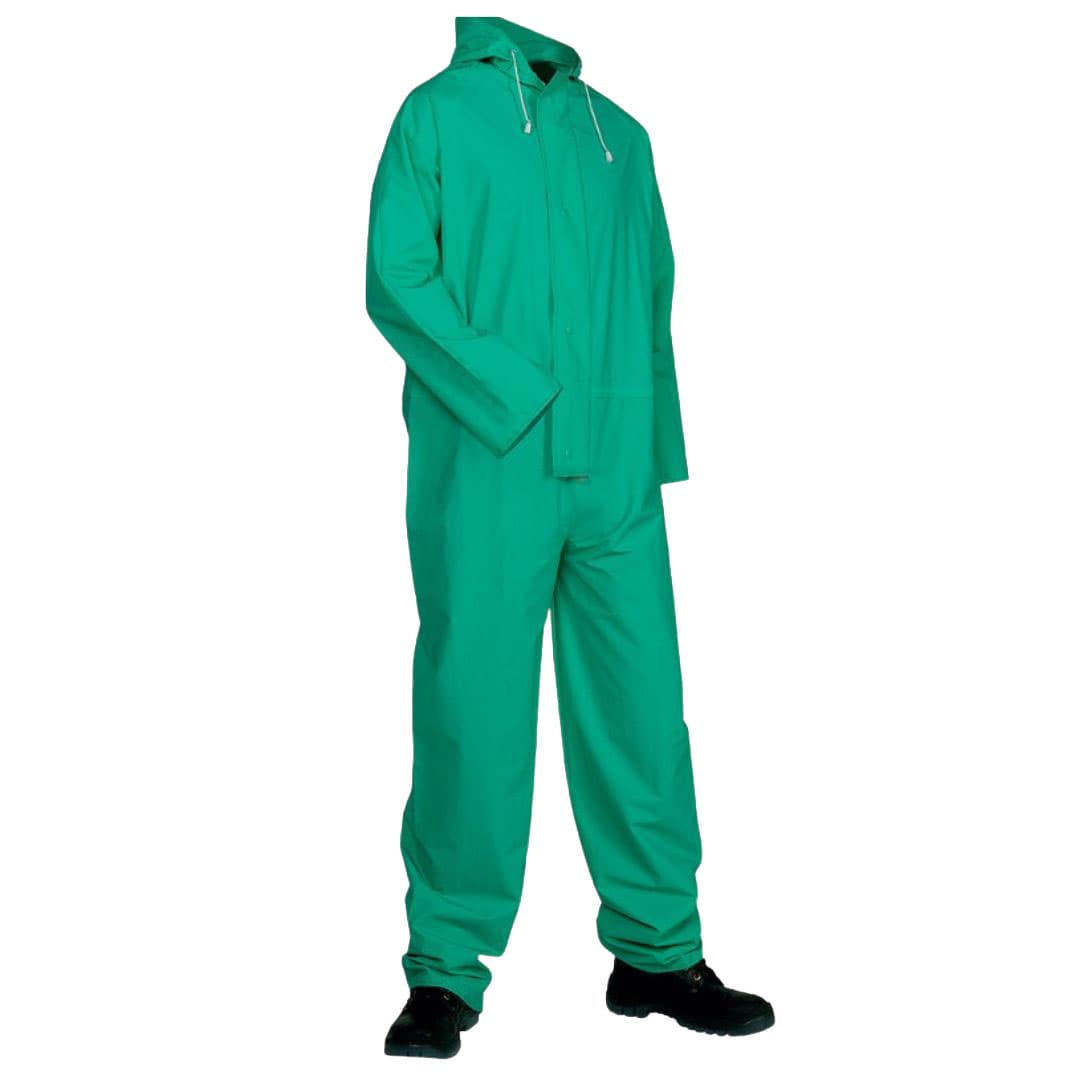 لباس کار مواد شیمیایی دو تکه Promax مدل PVC Coverall