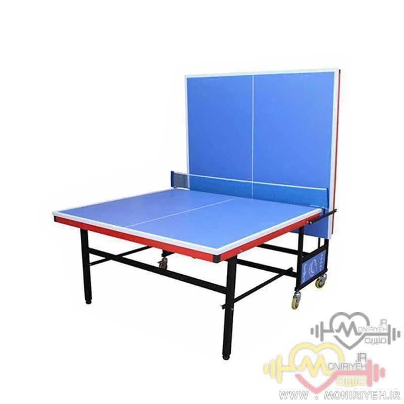 میز پینگ پنگ ۴ چرخ MDF مدل E3 — تصویر ۴