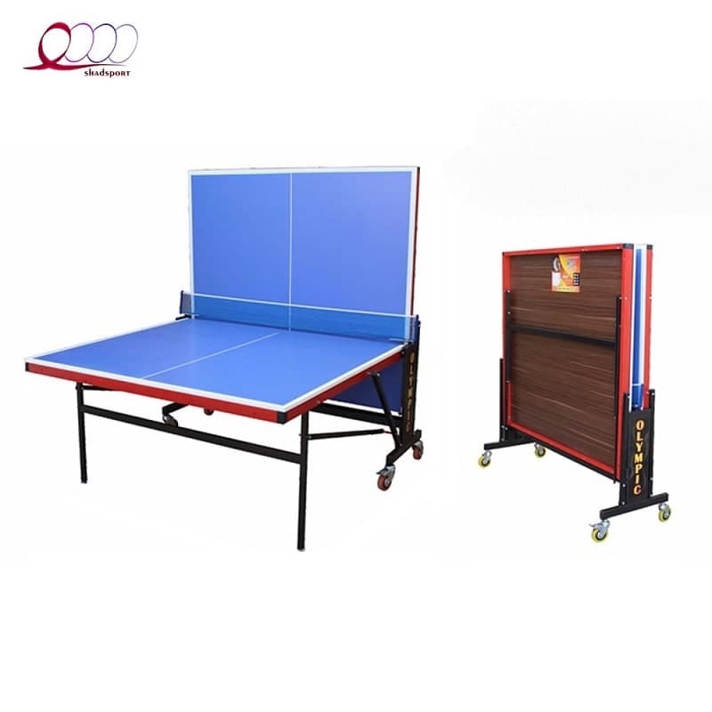 میز پینگ پنگ ۴ چرخ MDF مدل E2 — تصویر ۵