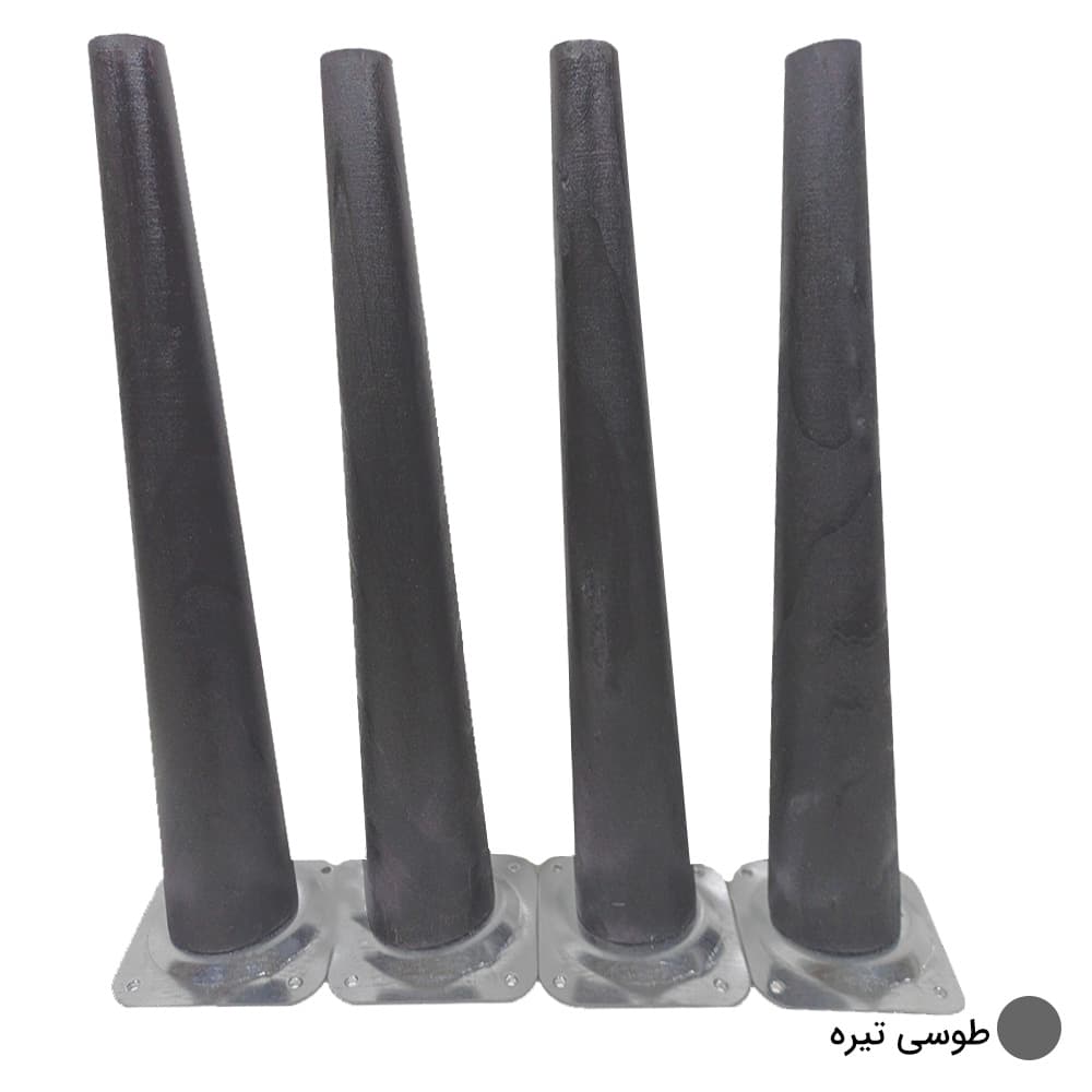 پایه میز چوبی مخروطی 40 سانتی متری کد D1-40 – دیوان دکور — تصویر ۸