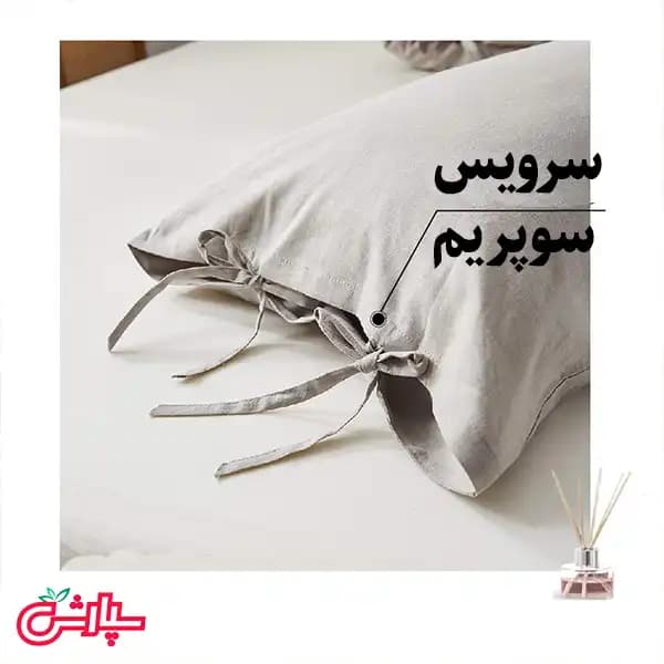 روتختی کاوری طوسی روشن سوپریم – تمام کتان