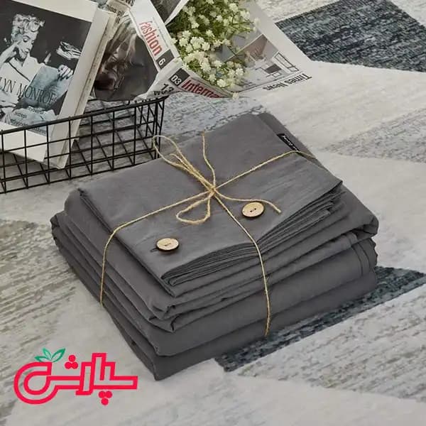 روتختی کاوری ساده نوک مدادی پرایم – تمام کتان — تصویر ۳