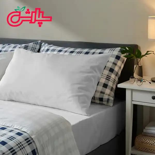 سرویس ملحفه ساده طوسی روشن – کتان