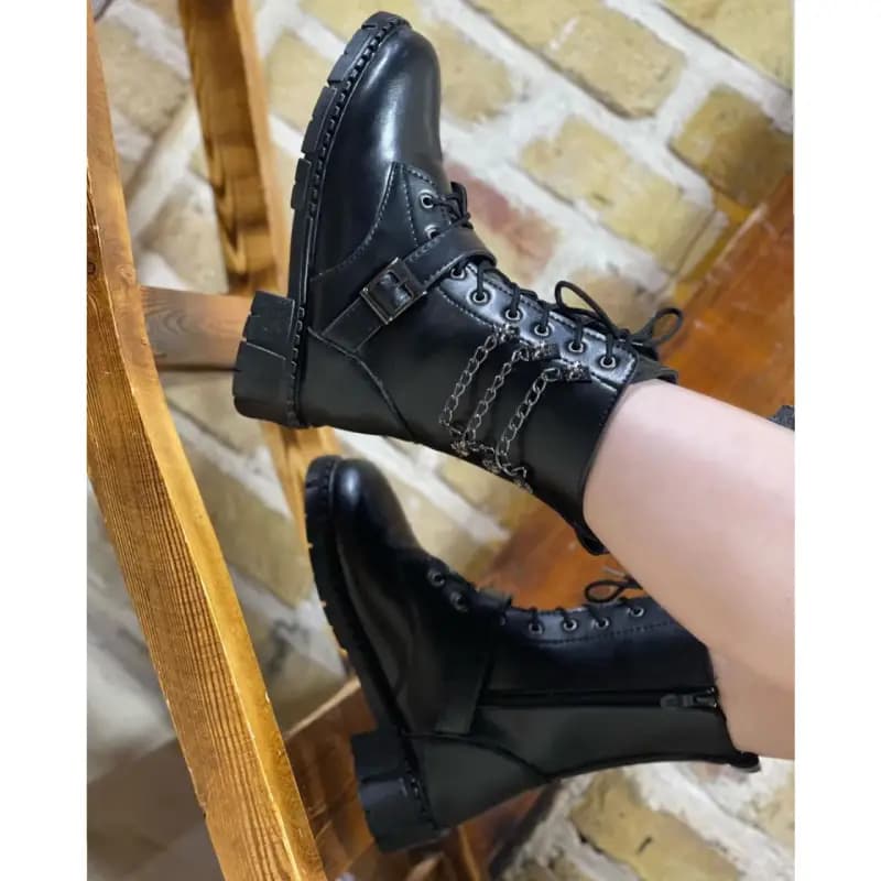 نیم بوت زنانه زنجیری کد 3946 — تصویر ۵