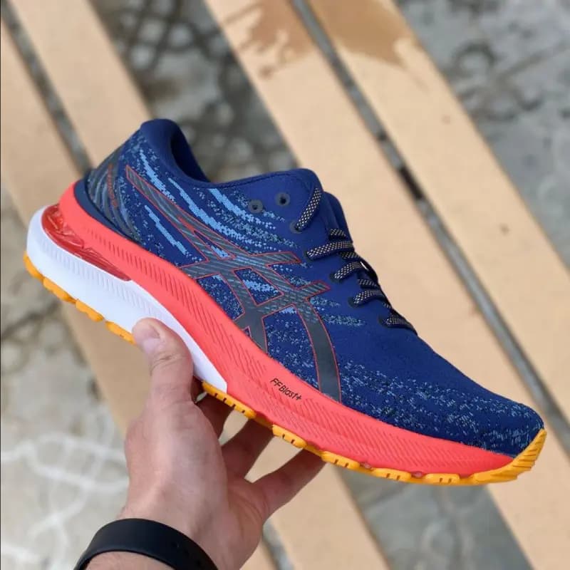 کتونی اسیکس کایانو مدل Asics Gel Kayano سرمه ای