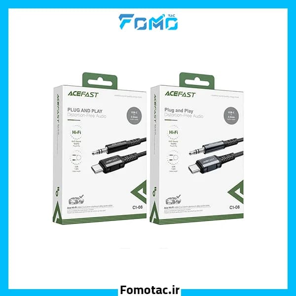 کابل تبدیل AUX به USB-C ایس فست(AceFast) مدل C1-08 — تصویر ۳