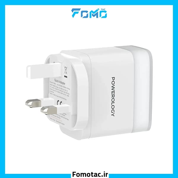 آداپتور شارژ سریع 65w پاورولوژی (Powerology) مدل Lunex – سه پورت — تصویر ۶