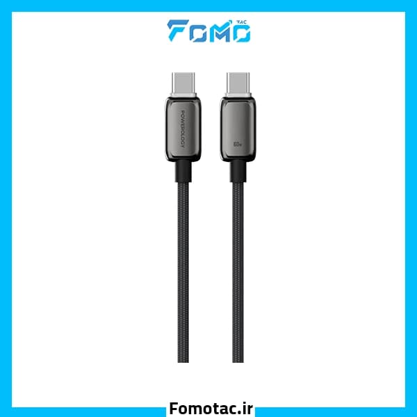 کابل شارژ دوسر تایپسی پاورولوژی(Powerology) مدل Zinco Series – یک متر