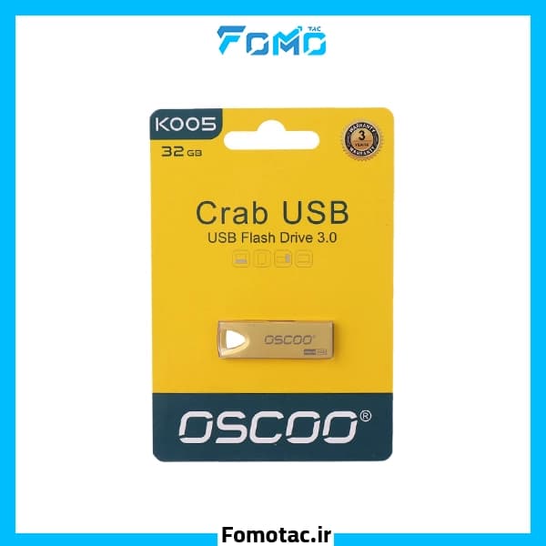 فلش مموری32 گیگابایتی USB 3.0 اوسکو (OSCOO) مدل K005 — تصویر ۶