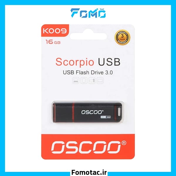 فلش مموری32 گیگابایتی USB3.0 اوسکو (OSCOO) مدل K009 — تصویر ۳