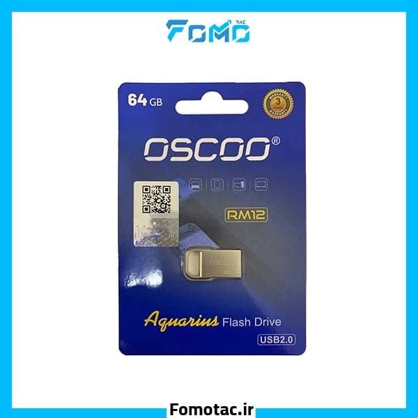فلش مموری 64گیگابایتی USB2.0 اوسکو(OSCOO) مدل RM12 — تصویر ۴