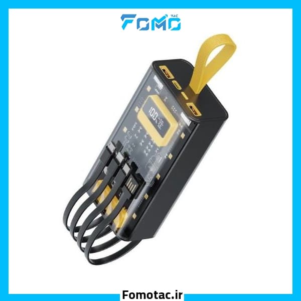 پاوربانک ۲۰۰۰۰MAh گرین لاین(Green Lion) مدل Transparent Pro – شارژ سریع PD 20W