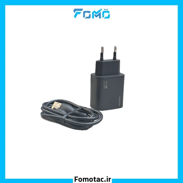 آداپتور 20w لیندوسپلاس(+LINDOS) مدل LN-CH40 – دو پورت