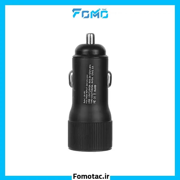 شارژر فندکی فستشارژ لیندوسپلاس(+Lindos) مدل LN-CR2 – دارای دو پورت خروجی — تصویر ۴
