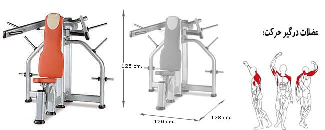 دستگاه پرس سرشانه متناوب BH CONVERGENT SHOULDER PRESS