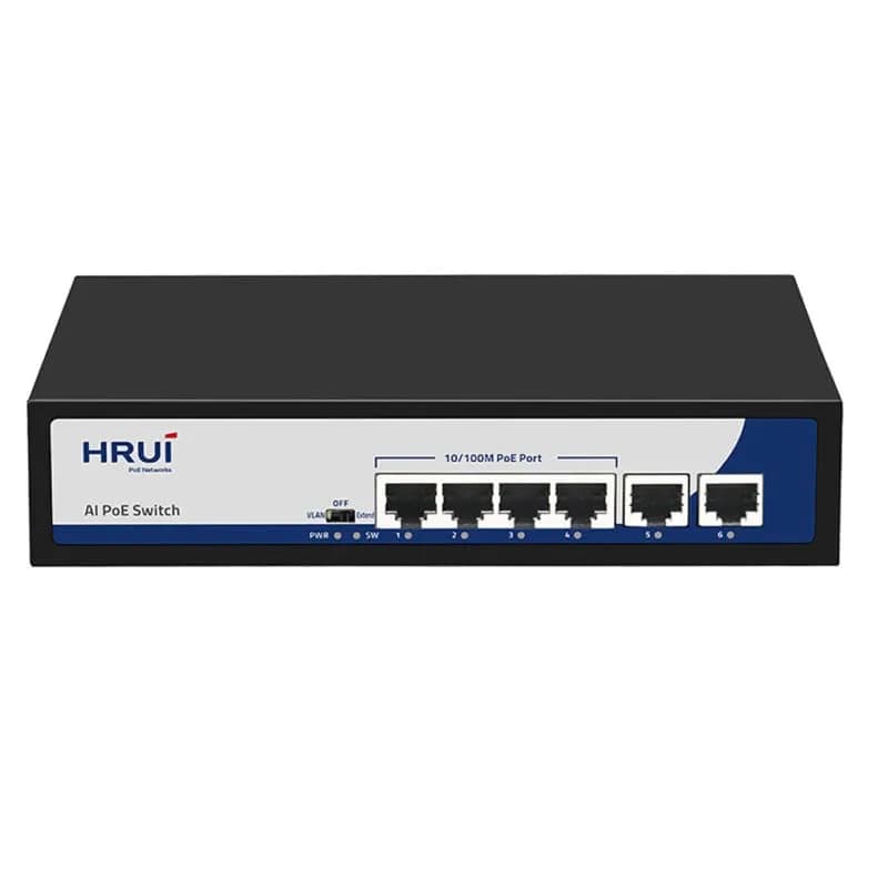 سوئیچ PoE اچ ار یو ای HRUI HR900-AF-42N — تصویر ۴