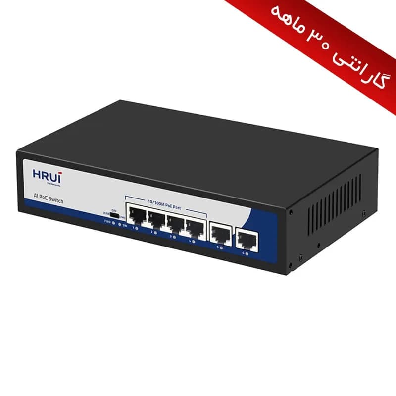 سوئیچ PoE اچ ار یو ای HRUI HR900-AF-42N — تصویر ۳
