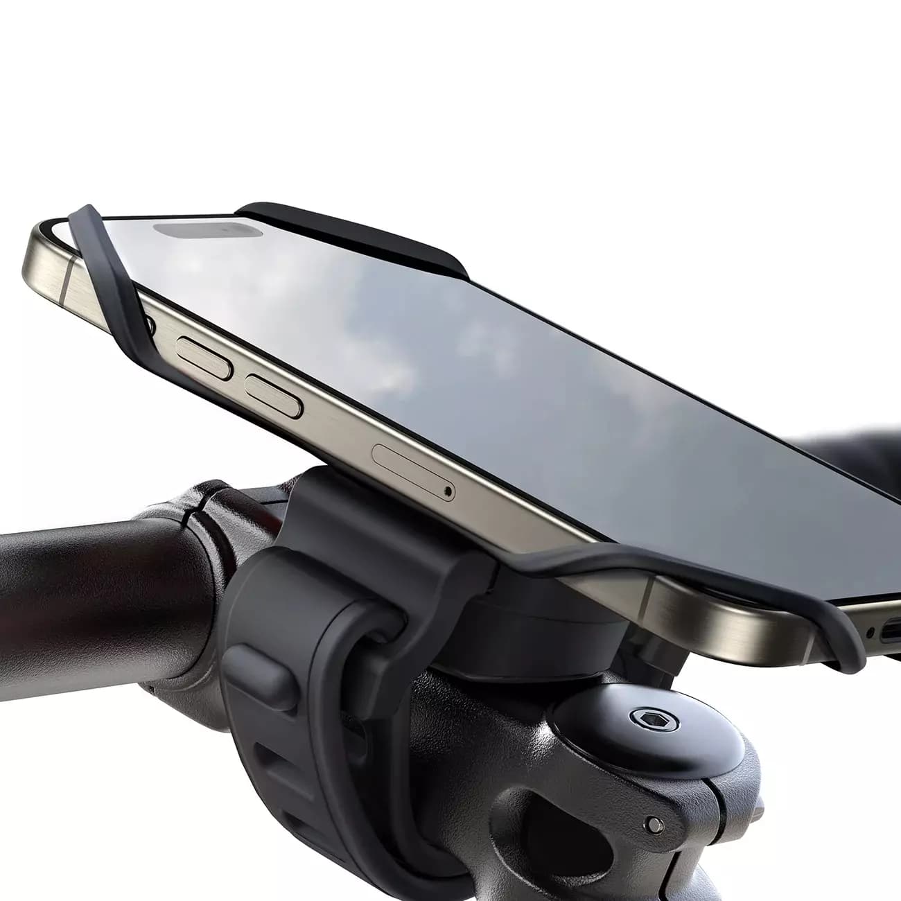 هولدر سیلیکونی موبایل دوچرخه و موتورسیکلت جویروم Joyroom JR-ZS382 silicone bike — تصویر ۵