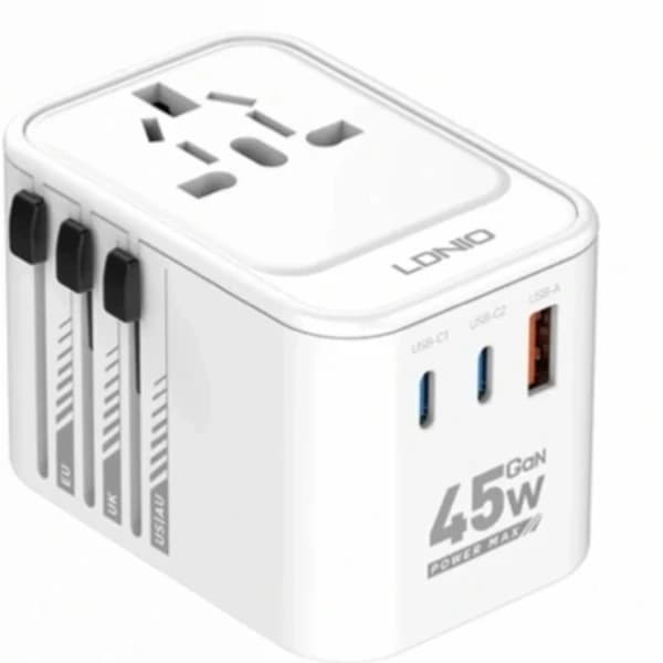 شارژر دیواری 45 وات ال دینیو مدل Ldnio Z8 travel charge 45W — تصویر ۷