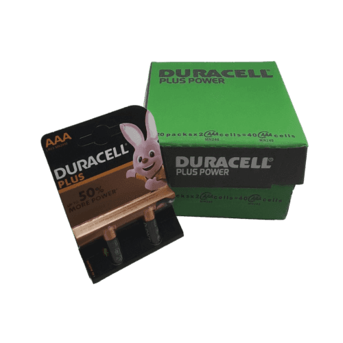 باتری نیم قلمی آلکالاین دوراسل جعبه 20 کارتی 40عددی| AAA DURACELL