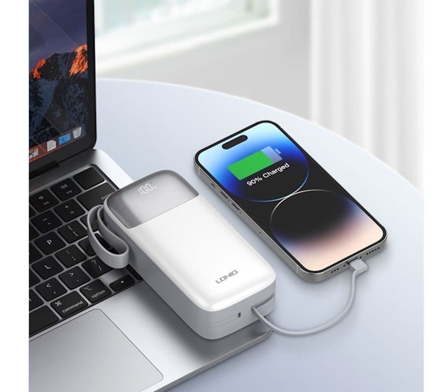 پاور بانک ال دینیو Ldnio PQ30 power 30000MAH — تصویر ۵