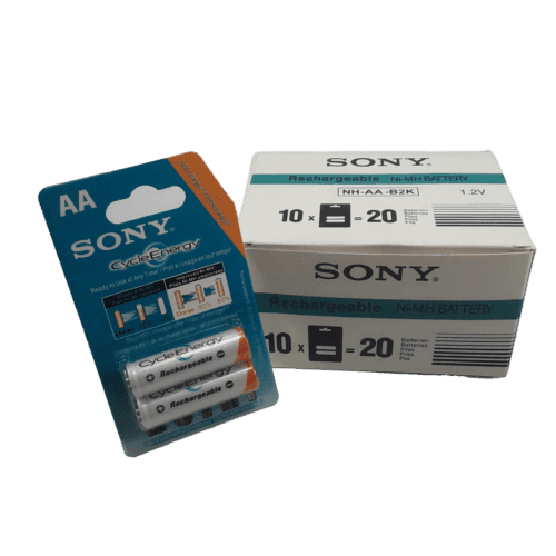 باتری قلمی سونی 4600mAh قابل شارژ | بسته 10 کارتی | 20 عددی