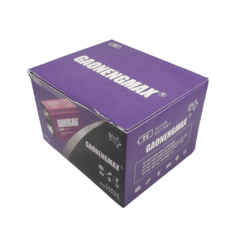 باتری کتابی 9 ولت آلکالاین GAONENMAX بسته 10 تایی — تصویر ۶