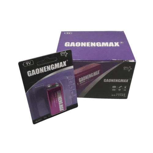 باتری کتابی 9 ولت آلکالاین GAONENMAX بسته 10 تایی