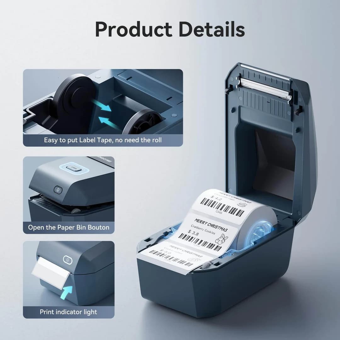 پرینتر بلوتوثی نیمبات مدل Niimbot K3 label printer — تصویر ۴