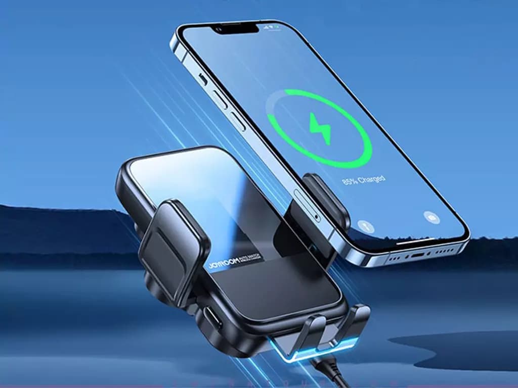 هولدر و شارژر بی سیم موبایل داخل خودرو جویروم Joyroom JR-ZS298 dashboard holder — تصویر ۱۱