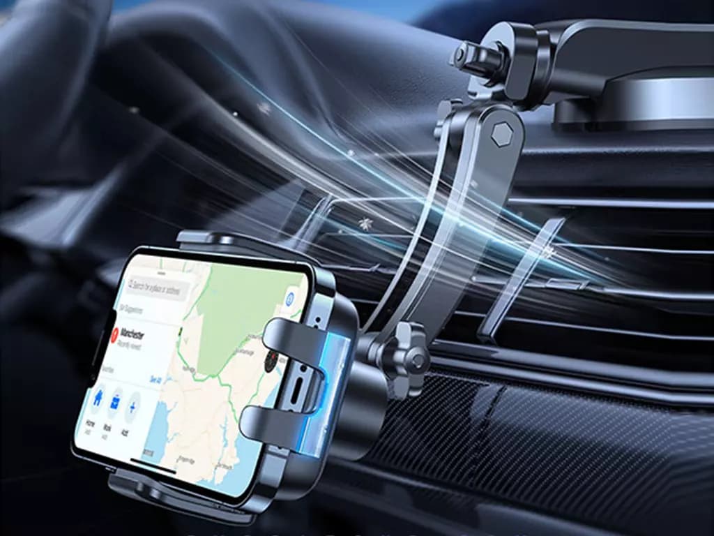 هولدر و شارژر بی سیم موبایل داخل خودرو جویروم Joyroom JR-ZS298 dashboard holder — تصویر ۵