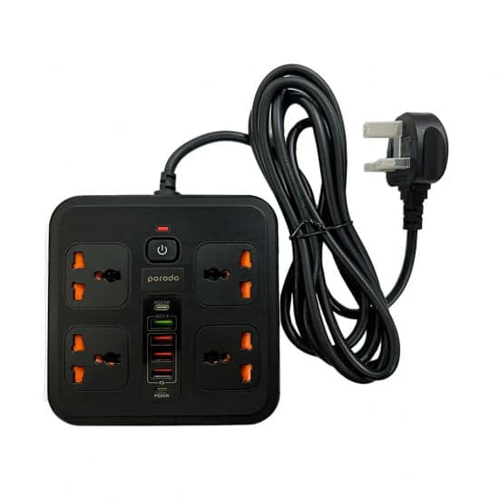 چندراهی برق پرودو Porodo FWCH021 multiport 3M cable — تصویر ۴