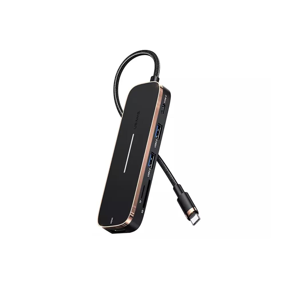 هاب تایپ سی 6 پورت یوسامز Usams SJ578 hup01 hdmi port