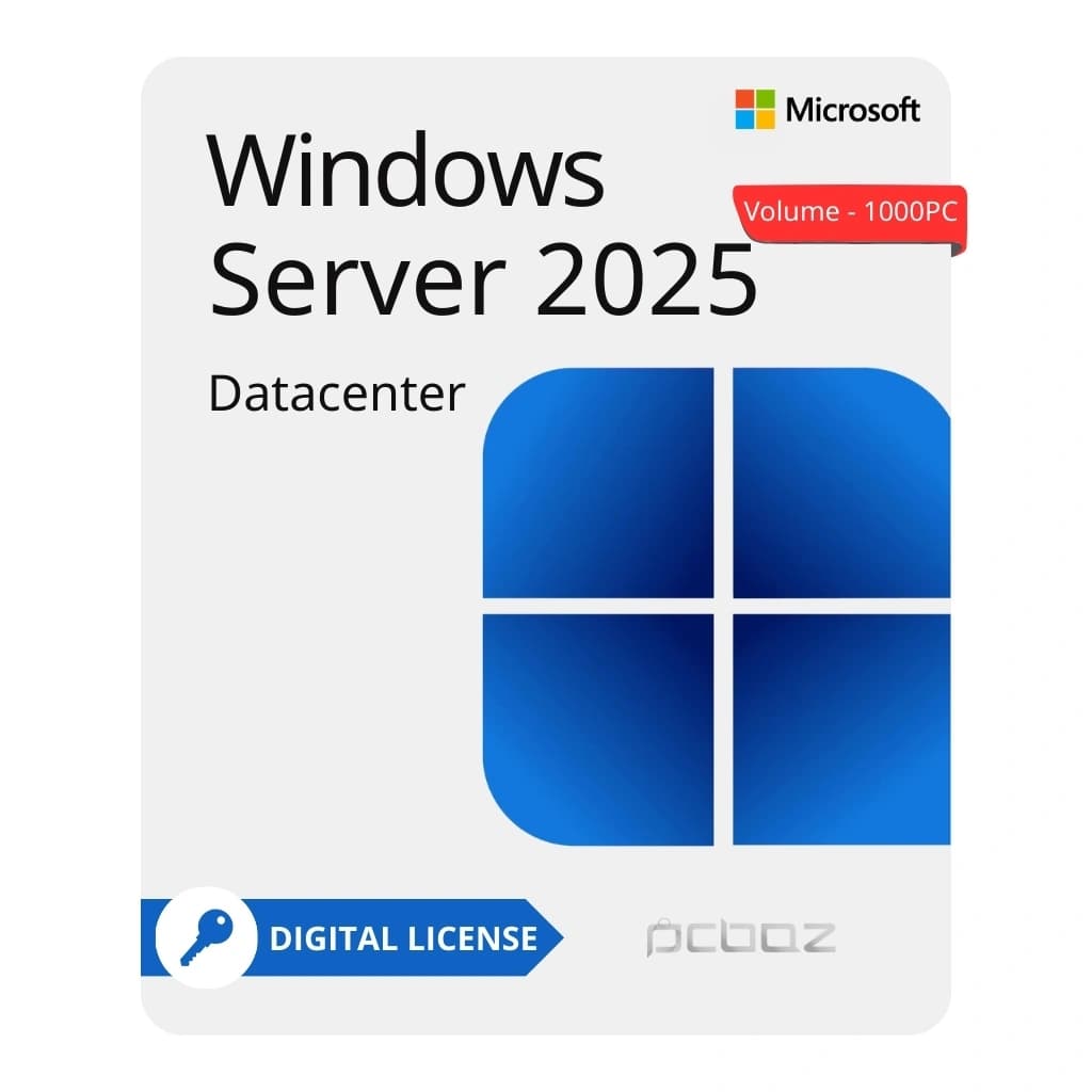 لایسنس ویندوز سرور 2025 دیتاسنتر (Volume-1000PC)