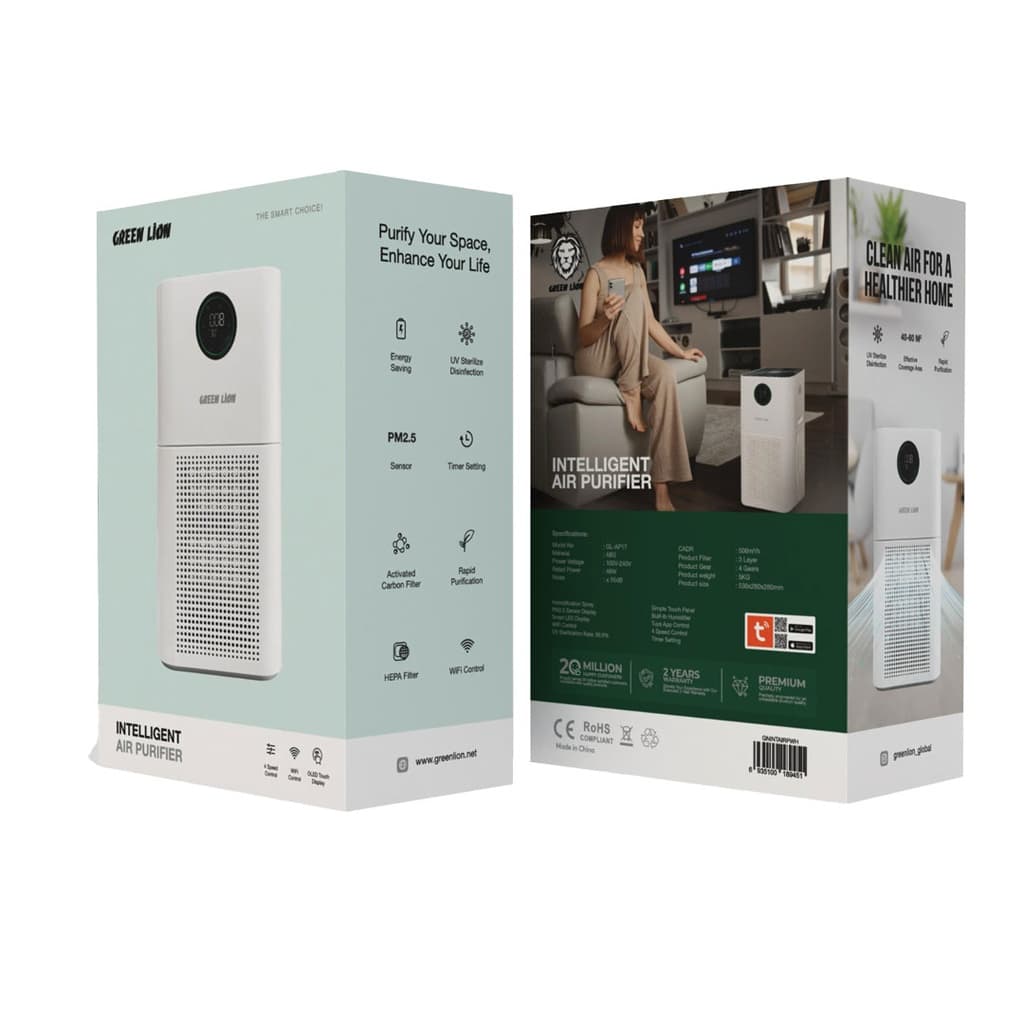 دستگاه تصفیه کننده هوا هوشمند گرین لاین Green lion GNINTAIRP intelligent air purifier — تصویر ۷