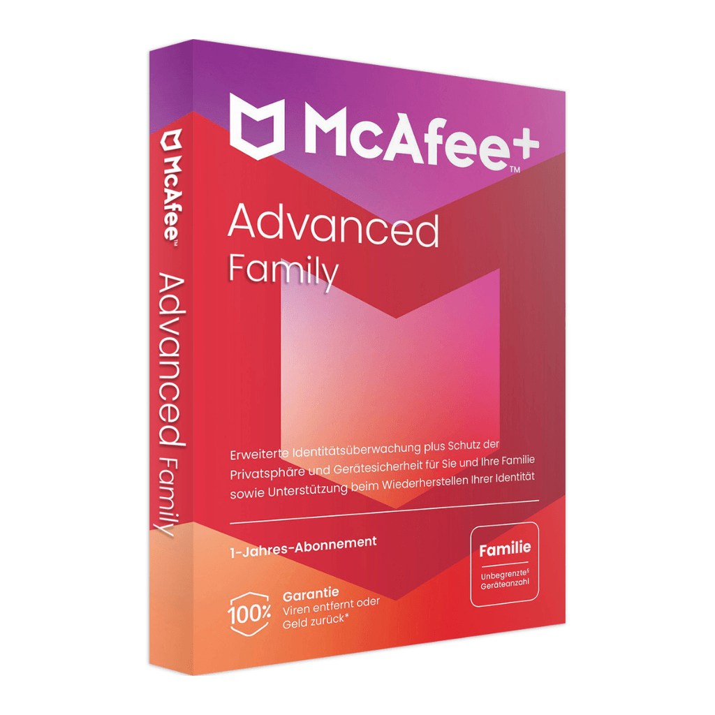 لایسنس آنتی ویروس مک آفی Advanced Family — تصویر ۲