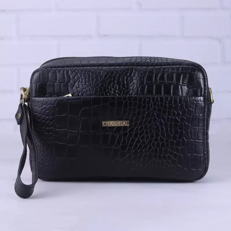شوز بگ چرم چرمسال طرح پوست مار 921A — تصویر ۳