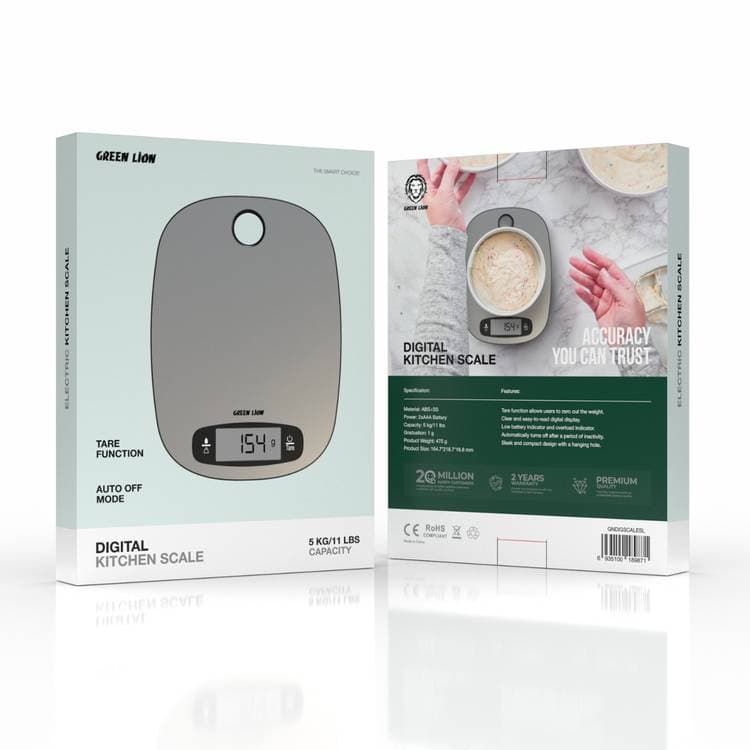 ترازوی دیجیتال آشپزخانه گرین لاین Green lion GNDIGSCALE kitchen scale — تصویر ۹