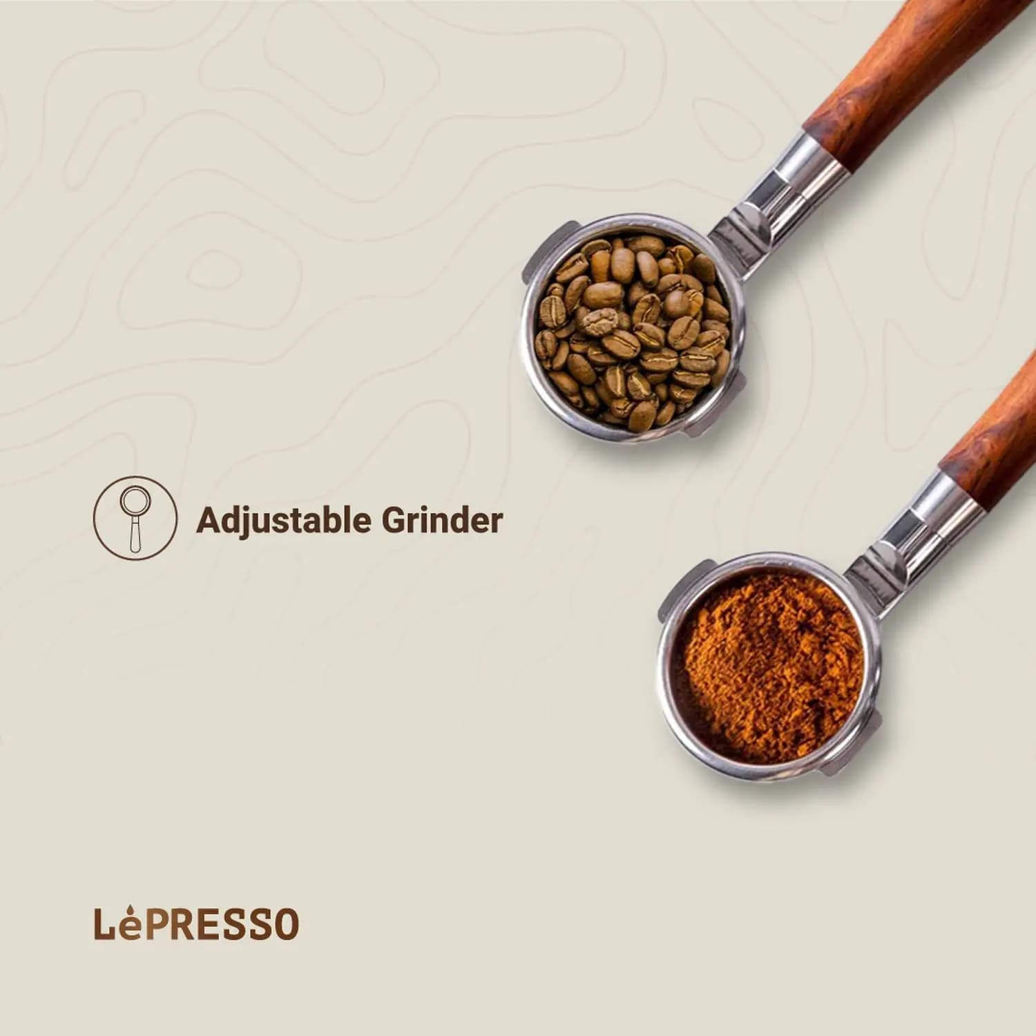قهوه ساز تمام اتوماتیک LePresso Automatic Coffee Machine 20 Bar LPCFFM0003 — تصویر ۸