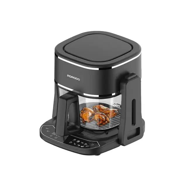 سرخ کن و هواپز و گریل پرودو مدل Porodo LFST022 glass air fryer — تصویر ۹