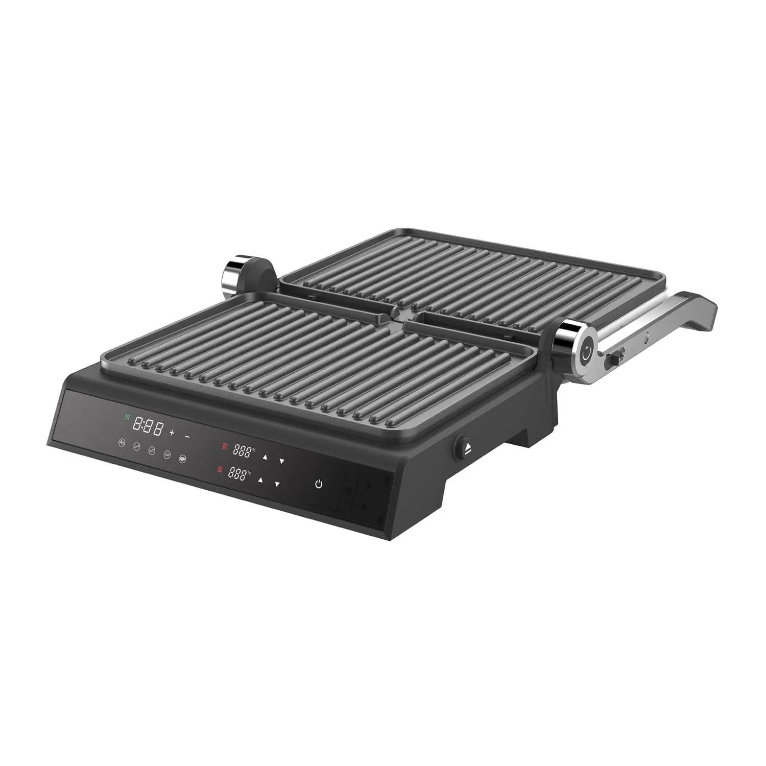 کباب پز دیجیتال پرودو مدل Porodo PD-LSDGGR glasstop grill — تصویر ۷